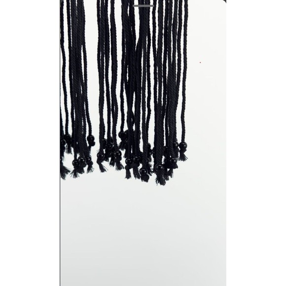 Zara fringed mesh skirt swimsuit cover up - Picture 9 of 10